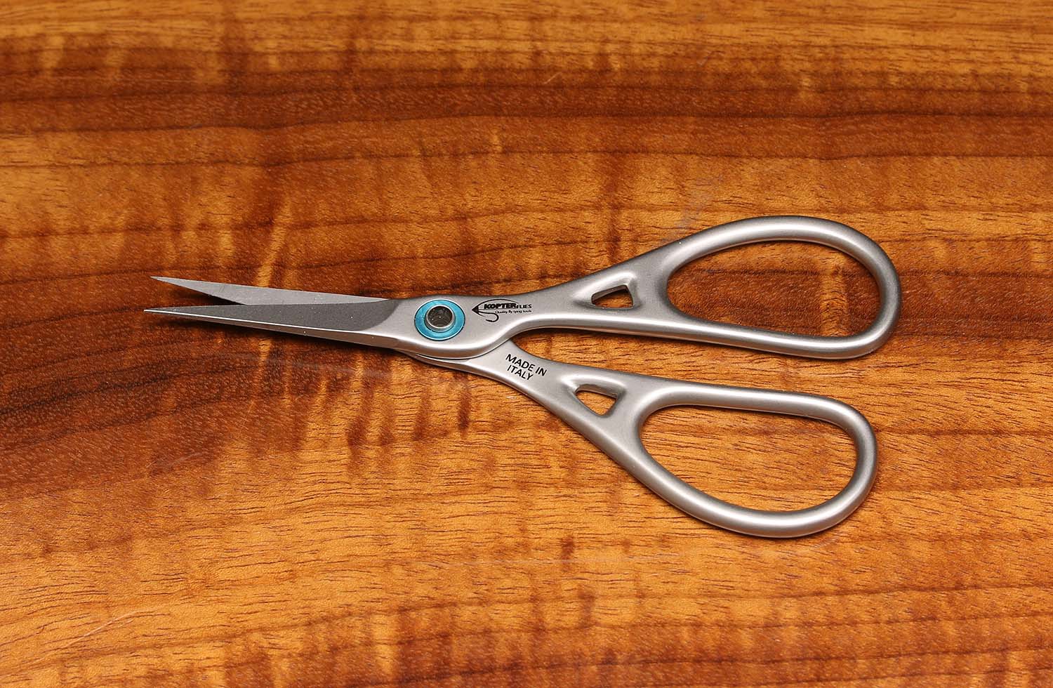 Ultimate Straight Long Blade Microserrated Edge Thin Point Scissors